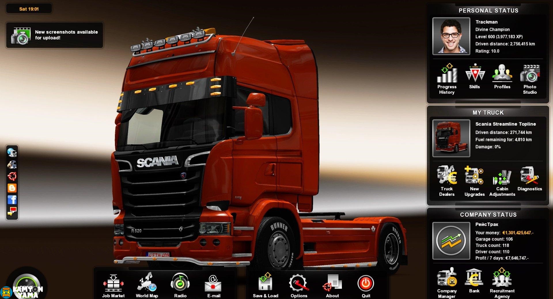 ETS2 – 100% Kayıtlı Oyun Dosyası