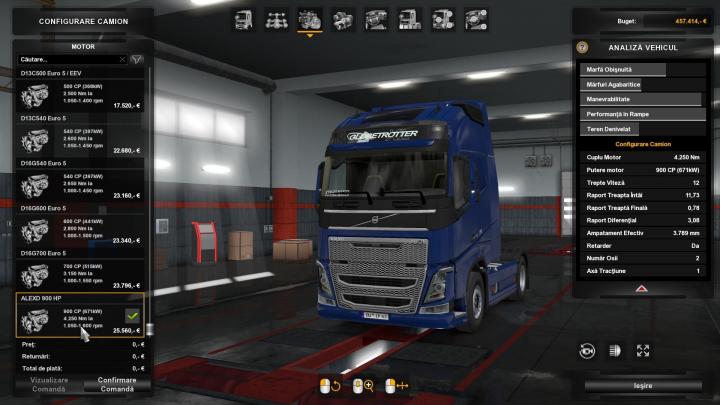 ETS2 – 900 Hp Motor Yaması V1.0 (1.33.X)