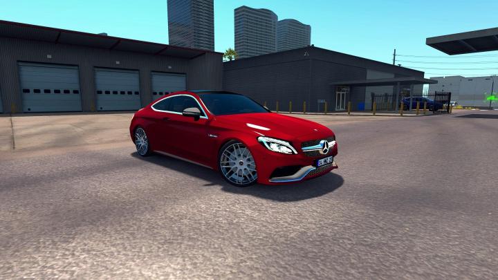 ETS2 – Mercedes-Benz C63S Amg Coupe Araba Yaması (1.33.X)