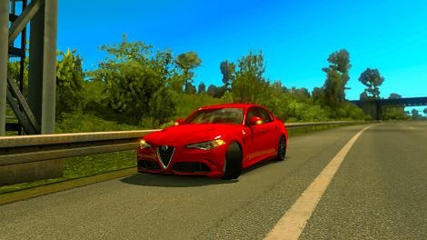 ETS2 – Alfa Romeo Giulia (952) Araba Yaması (1.34.x)