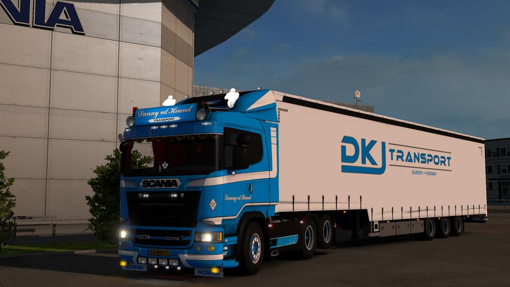 ETS2 – Danny V.d. Heuvel Scania & Dorse V1.0 (1.34.x)