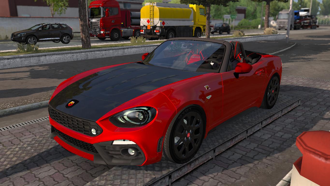 ETS2 – Fiat Abarth 124 Spider Araba Yaması (1.34.x)