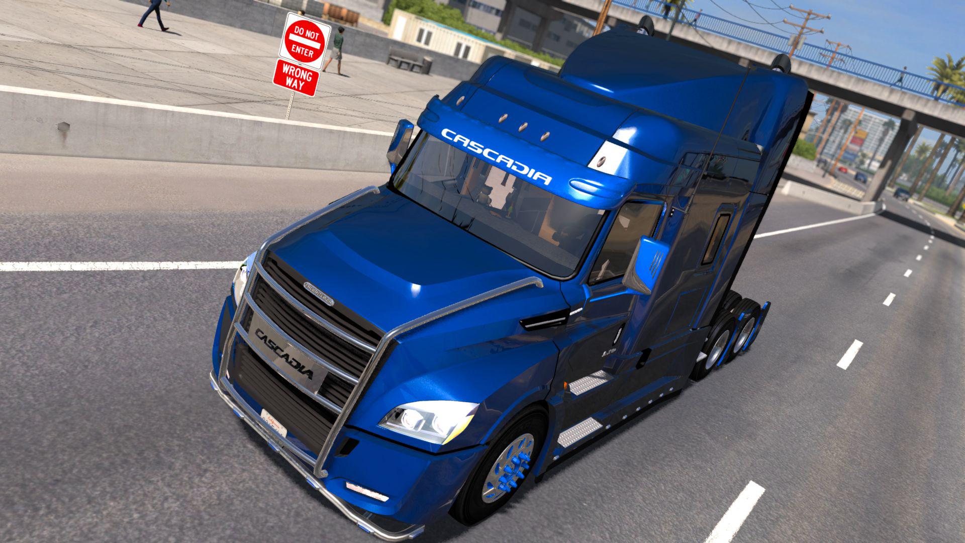 ETS2 – Freightliner Cascadia 2018 Ultrabald Edition V1.6.1 (1.34.x)