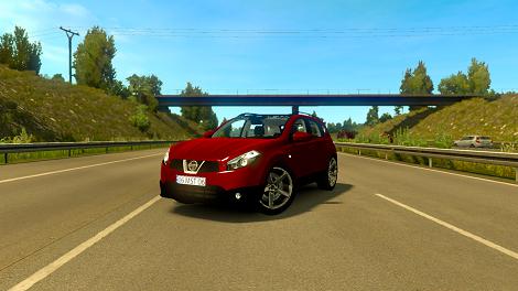 ETS2 – Nissan Qashqai 2010 Model Araba Yaması (1.34.x)