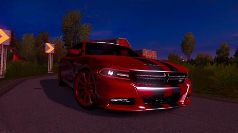 ETS2 – Dodge Charger 2016 Model Araba Yaması (1.35.x)