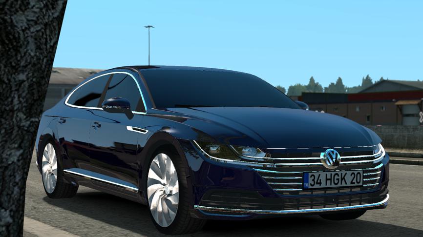 ETS2 – Volkswagen Jetta / Arteon V1R10 Araba Yaması (1.35.x)