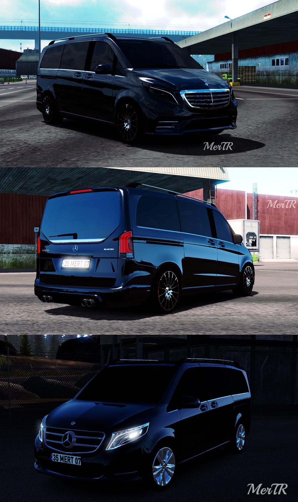 ETS2 – Mercedes-Benz Vito V-Class 2018 Model (1.35.x)
