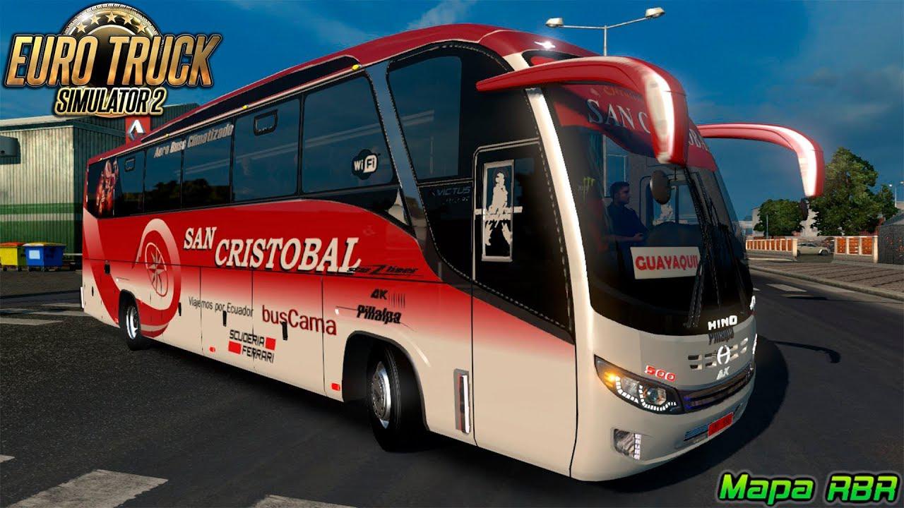ETS2 – Invictus Pillapa Hino Otobüs Modu (1.35.x)