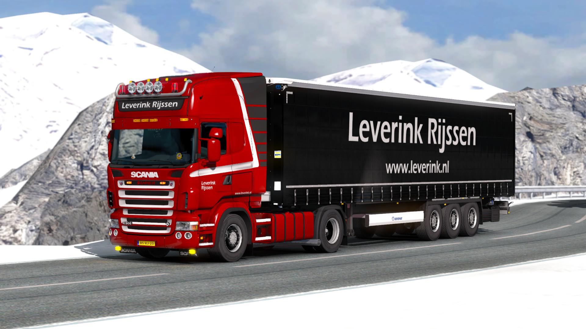 ETS2 – Scania Rjl Leverink Rijssen Skin V1.0 (1.35.x)
