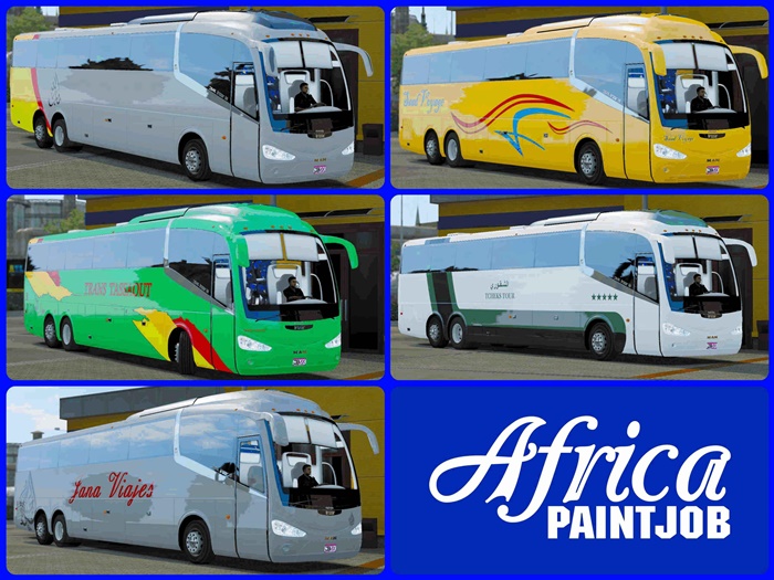 ETS2 – Irizar I6 Afrika Skin Paketi (1.36.x)