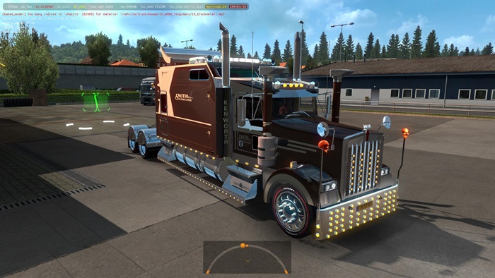 ETS2 – Kenworth W900 Long Çekici Modu (1.35.x)