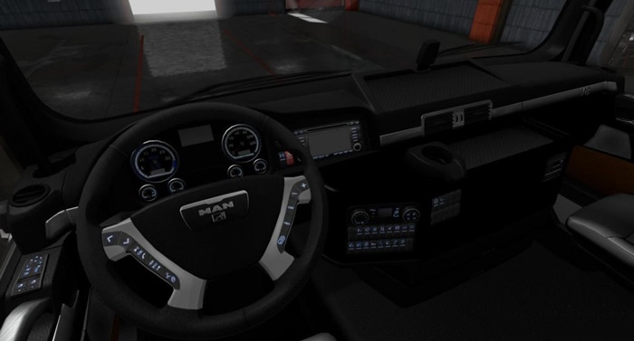 ETS2 – Man Tgx Siyah Interior (1.36.x)
