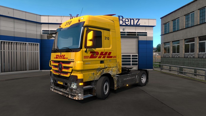 ETS2 – Mercedes-Benz MP3 DHL Skin (1.35.x)
