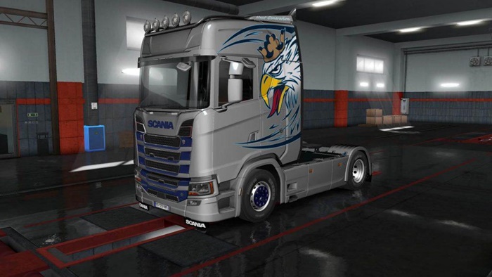ETS2 – Scania S Griffin Skin V1.0 (1.35.x)