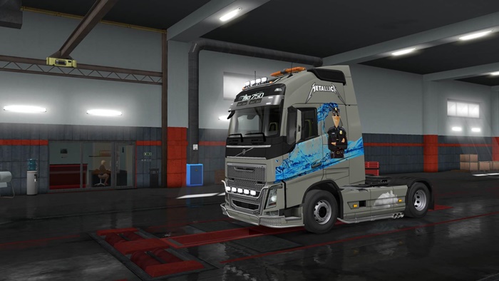 ETS2 – Volvo FH16 2012 Metalik Skin V1.0 (1.35.x)
