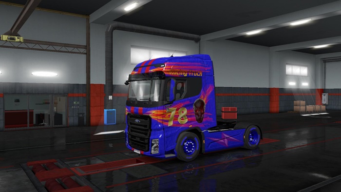 ETS2 – Ford F-Max Racing Skin V1.0 (1.36.x)