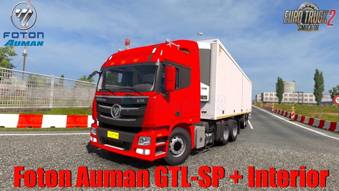 ETS2 – Foton Auman GTL-SP + Interior V2 (1.36.x)
