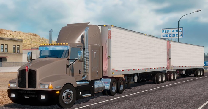 ATS – Kenworth T600-T660-T800 Çekici Modu V2.1 (1.36.x)