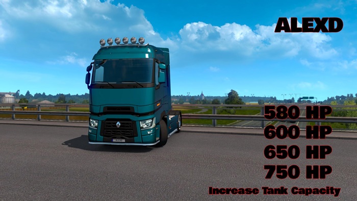 ETS2 – Renault Range T Yeni Motorlar V1.1 (1.36.x)