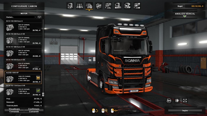 ETS2 – 1000 HP Motor Yaması V1.5 (1.36.x)