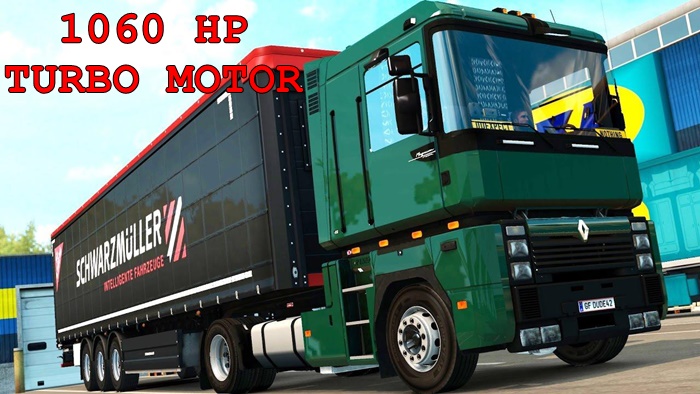 ETS2 – Renault Integral 1060 HP Turbo Motor (1.36.x)