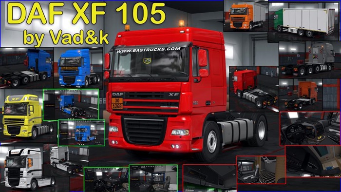 ETS2 – Daf Xf 105 Çekici Modu V6.9 (1.36.x)