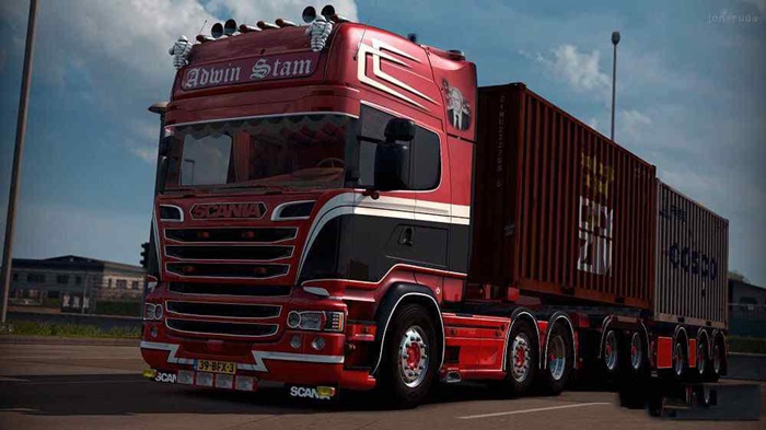 ETS2 – Scania R520 Adwin Stam Çekici Modu (1.36.x)
