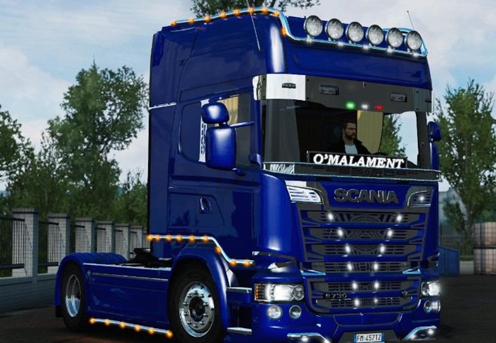 ETS2 – Scania R730 Italyan Tır Modu (1.36.x)