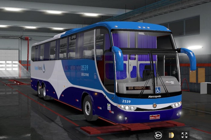 ETS2 – Marcopolo G6 – 1200 Mercedes Otobüs Yaması V2.1 (1.36.x)