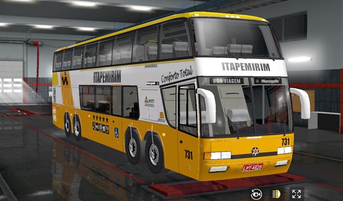 ETS2 – Marcopolo GV 1800 DD Otobüs Yaması V2 (1.36.x)