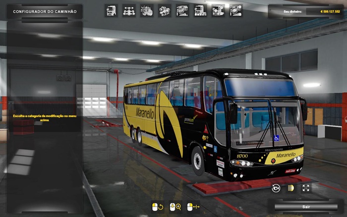 ETS2 – Marcopolo Paradiso G6 1200 VLV-SC Otobüs Yaması V3 (1.36.x)