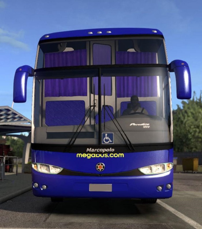 ETS2 – Mercedes G6 – 1200 & Megabus Skin (1.36.x)