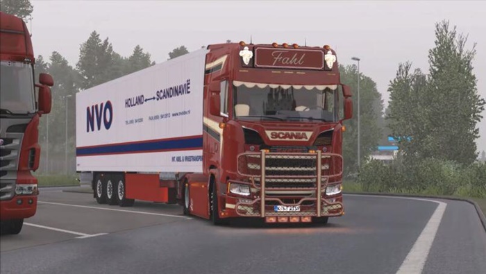 ETS2 – Scania S580 Fahl Transport V3 (1.36.x)
