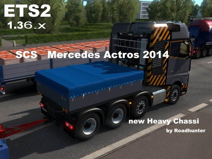 ETS2 – Mercedes-Benz Actros 2014 Ağır Şasi 8×4 (1.36.x)