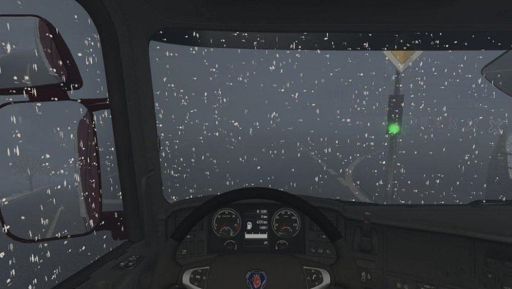 ETS2 – Gerçekçi Kar Yağışı Modu (1.36.x)