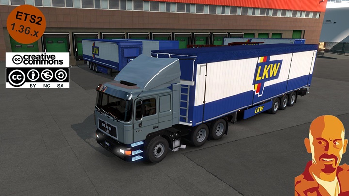 ETS2 – Man F90 Yeniden Düzenlenmiş Çekici Modu (1.36.x)