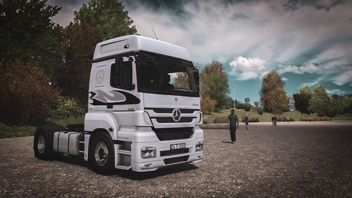 ETS2 – Mercedes Axor 1840 MP3 Çekici Modu (1.36.x)