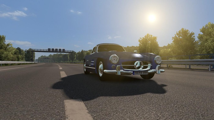 ETS2 / ATS – Mercedes-Benz 300SL Araba Modu (1.36.x)