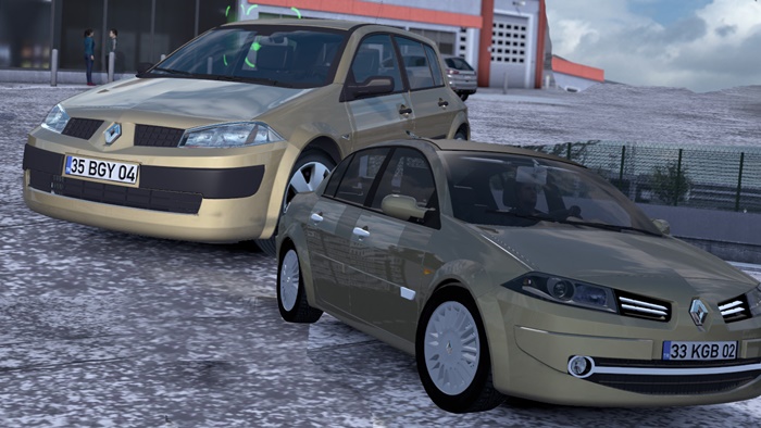 ETS2 / ATS – Renault Megane II V1R20 Araba Modu (1.36.x)