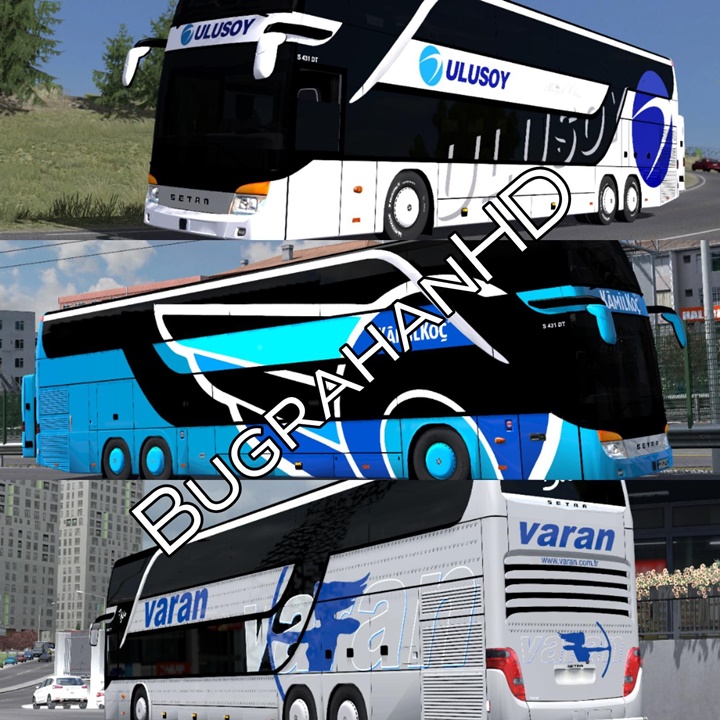 ETS2 – Setra 431 DT Otobüs Yaması V5 (1.36.x)