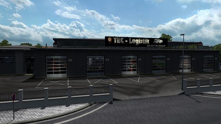 ETS2 – Tec Lojistik Büyük Garaj Modu (1.36.x)