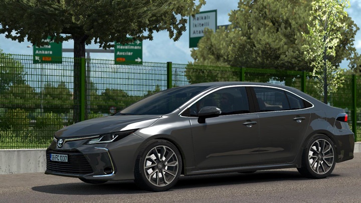 ETS2 / ATS – Toyota Corolla 2020 Model Araba Yaması (1.36.x)