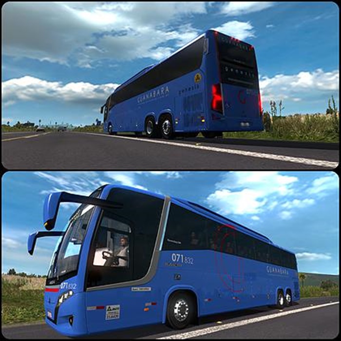 ETS2 – Vissta Buss 360 – Scania K400 IB Otobüs Yaması V2 (1.36.x)
