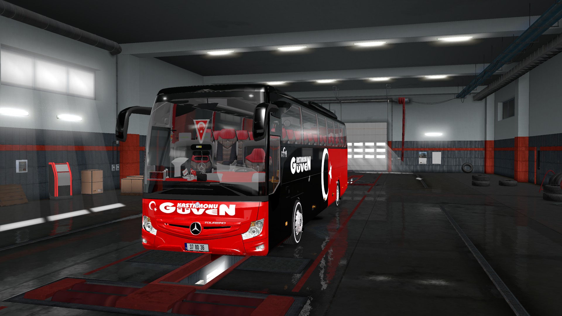 ETS2 – Tourismo Kastamonu Güven Skini (1.36.x)