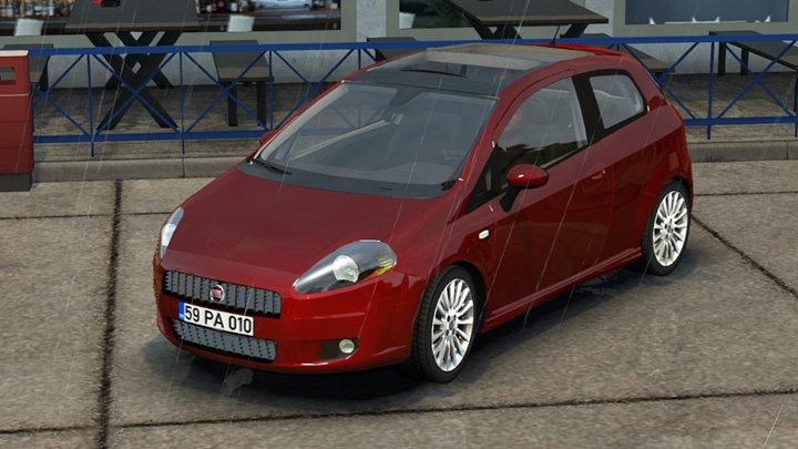 ETS2 - Fiat Punto 3DR V1R20 Araba Yaması (1.36.x ...