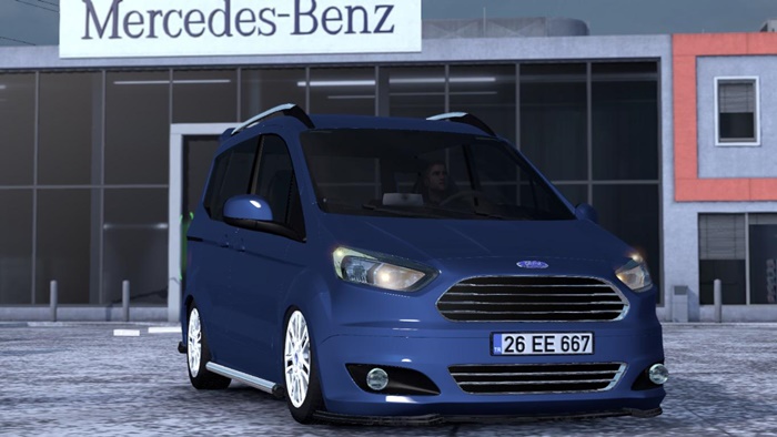 ETS2 – Ford Tourneo Courier V1R20 Araba Yaması (1.36.x)