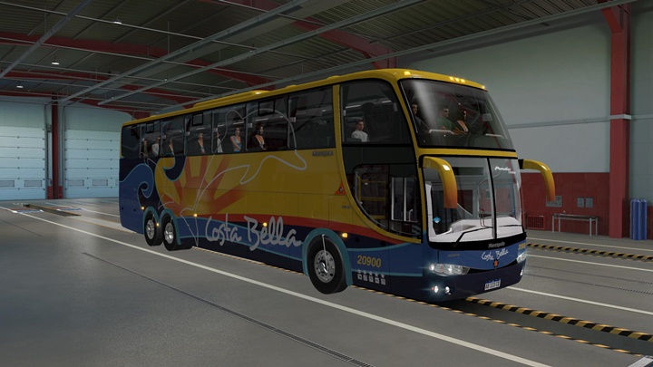 ETS2 – Marcopolo G6 1550 SC 6×2 Megaking (1.37.x)