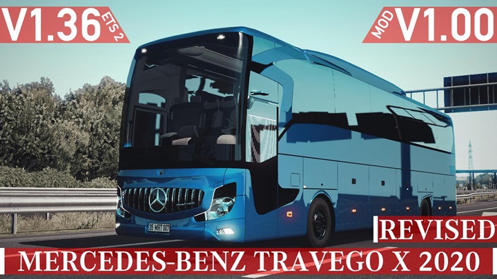 ETS2 – Mercedes-Benz Travego X 2020 Otobüs Yaması (1.36.x)