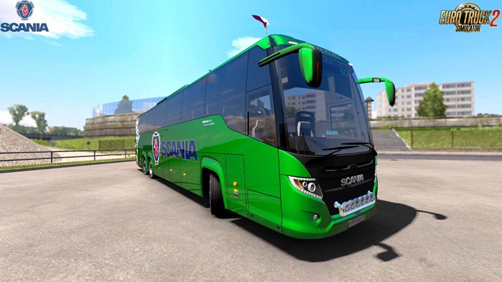 ETS2 – Scania Touring Otobüs + İç Mekan V1.5 (1.36.x)