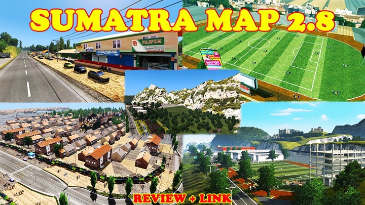 ETS2 – Sumatra Haritası V2.8 (1.36.x)